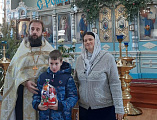Благочинный приходов Нижнедонского округа поздравил учащихся воскресной школы «Благовест» с Рождеством Христовым
