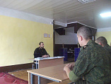 Иерей Георгий Болоцков побеседовал с военнослужащими воинской части № 3722 (82-й учебный полк) г. Шахты