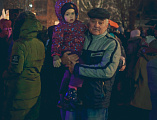 Представление, концерт и хорошее настроение ожидали горожан на Соборной площади вечером в день Рождества Христова