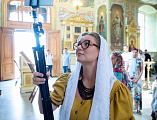 Преосвященнейший епископ Симон сослужил митрополиту Саратовскому и Вольскому Игнатию в день 10-летия его архиерейской хиротонии