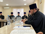 Правящий архиерей Шахтинской епархии Преосвященнейший епископ Симон возглавил заседание Епархиального совета