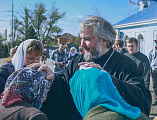 Преосвященнейший епископ Симон поздравил жителей кафедрального города с праздником Покрова Пресвятой Богородицы
