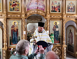 15-летие со дня рукоположения протоиерея Романа Амплеева отметили в храме в честь Донской иконы Божией Матери г. Новошахтинска 