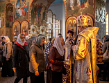 Всенощное бдение в Покровском кафедральном соборе города Шахты