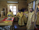 Преосвященнейший епископ Симон с архипастырским визитом посетил храм Всех святых, в земле Российской просиявших, города Каменск-Шахтинский