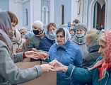 Праздничное мероприятие, посвященное Покрову Пресвятой Богородицы, состоялось на Соборной площади г. Шахты