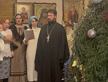В Кашарах отпраздновали Рождество Христово Литургией, ёлкой и живым ягнёнком