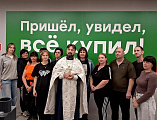 В слободе Кашары освятили новый магазин «Победа»