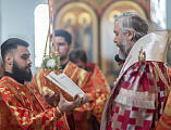 Духовенство и прихожане храмов Шахтинской епархии разделили с правящим архиереем день его тезоименитства 