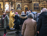 В Неделю о Страшном суде Преосвященнейший епископ Симон совершил Божественную литургию в Покровском кафедральном соборе города Шахты