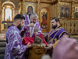 Преосвященнейший епископ Симон совершил Божественную литургию в Покровском кафедральном соборе города Шахты 