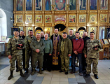 В Донском храме г. Новошахтинска состоялась встреча настоятеля с казаками станицы Мало-Несветаевской