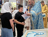 Наставление перед учебным годом: молебен в храме поселка Новозарянский