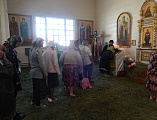 Шахтинский приход Вознесения Господня совершил паломничество в Покровский Верхнемакеевский мужской монастырь