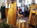 Новогодний молебен в центральном храме Кашарского благочиния