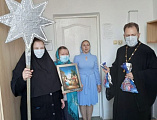 Дом престарелых п. Садовый в святочные дни посетил протоиерей Роман Мясников