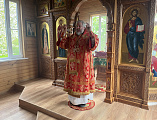 Правящий архиерей совершил Божественную литургию в храме преподобного Сергия Радонежского города Шахты