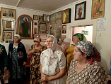 Престольный праздник молитвенно отметили в храме Преображения Господня села Лысогорка   