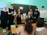 Для учащихся школы № 2 ст. Обливской преподаватель воскресной школы Свято-Никольского храма провел беседу-презентацию о святом благоверном великом князе Александре Невском