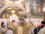 В праздник Крещения Господня Преосвященнейший епископ Симон совершил Литургию, чин Великого освящения воды в Покровском кафедральном соборе города Шахты