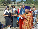 В воскресный день в хуторе Арпачин прошел престольный праздник в честь святых мучеников Адриана и Наталии