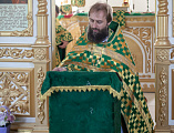 В престольный день Преосвященнейший епископ Симон совершил Божественную литургию в храме Святой Троицы хутора Ягодинка