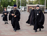 При Покровском кафедральном соборе города Шахты вновь открылась фотовыставка «Семья героя. Шахты»