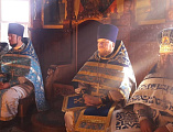 В храме Владимирской иконы Божией Матери хут. Можаевка соборным богослужением отметили престольный праздник