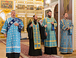 Епископ Шахтинский и Миллеровский Симон совершил всенощное бдение в Покровском архиерейском соборе города Пензы