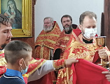 В день памяти святых мучеников Адриана и Наталии духовенство Багаевского благочиния совершило соборное богослужение