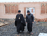 Епархиальный дом милосердия строится на архиерейском подворье в станице Манычской