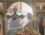 Божественная литургия в хуторе Каменный брод
