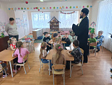 Иерей Иоанн Агаев освятил детский сад в селе Первомайское