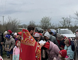Пасхальный крестный ход в станице Боковской