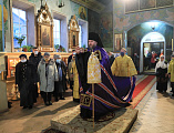 В престольный праздник Преосвященнейший епископ Симон совершил Божественную литургию в храме святого апостола Андрея Первозванного г. Миллерово