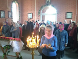 В день преставления преподобного Сергия, игумена Радонежского в храме-часовне хутора Земцов Чернышевского благочиния отметили престольный праздник