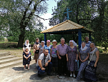 Прихожане храма Державной иконы Божией Матери г. Донецка совершили паломническую поездку в храм Рождества Христова ст. Митякинской