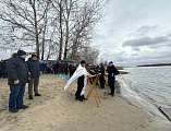 В день Крещения Господа Бога и Спаса нашего Иисуса Христа в станице Багаевской на берегу реки Дон было совершено «Великое освящение воды»