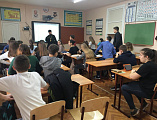 По инициативе директора школы МБОУ СОШ № 6 прошла встреча иеромонаха Никона (Синюшкина) с учащимися
