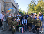Дети Свято-Пантелеимоновского прихода приняли участие в дворовых концертах для ветеранов Великой Отечественной войны
