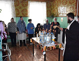 В праздник Крещения Господня иерей Андрей Павленков посетил сестринское отделение Красненской больницы