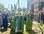 В День Святого Духа прихожане Свято-Духовского храма хутора Грачев отметили11-й престольный праздник