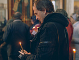 В понедельник первой седмицы Великого поста епископ Шахтинский и Миллеровский Симон совершил великое повечерие с чтением Великого канона преподобного Андрея Критского в Покровском соборе города Шахты