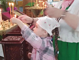 В Архангельском храме станицы Вешенской прошла экскурсия для детей детской площадки «Веселый островок»