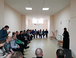 В престольный праздник Преосвященнейший епископ Симон совершил Божественную литургию в храме преподобного Паисия Святогорца при епархиальном реабилитационном центре для наркозависимых х. Маркин