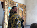 В День памяти иконы Божией Матери Споручница грешных в Державном храме г. Донецка состоялось говение духовенства и соборное богослужение