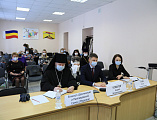 Преосвященнейший епископ Симон принял участие в пленарном заседании юбилейных XXV Димитриевских образовательных чтений «Александр Невский: Запад и Восток, историческая память народа»