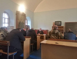 Иерей Евгений Литвиненко провел беседу с казаками Багаевского казачьего общества