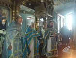 В храме Вознесения Господня г. Шахты соборным богослужением отметили праздник в честь Иверской иконы Божией Матери