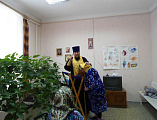 Протоиерей Вячеслав Лавлинский провел беседу с людьми больницы сестринского ухода города Каменск-Шахтинский на тему «Борьба со страстями»